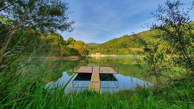 Дома для отпуска Cabana Lac Paltinu si Padure Valea Doftanei Teşila-34